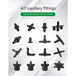 Irrigation Connector Factory - 1/4" Barb Fitting 4mm