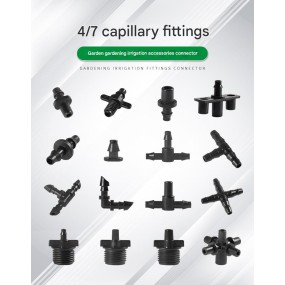 Irrigation Connector Factory - 1/4" Barb Fitting 4mm