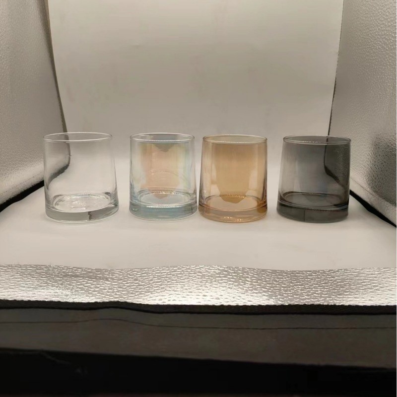 Candle Jars Supplier - Wholesale 10oz Iridescent Lanterns