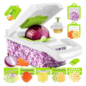 Vegetable Chopper Factory - 12-in-1 Hand Operated Dicer