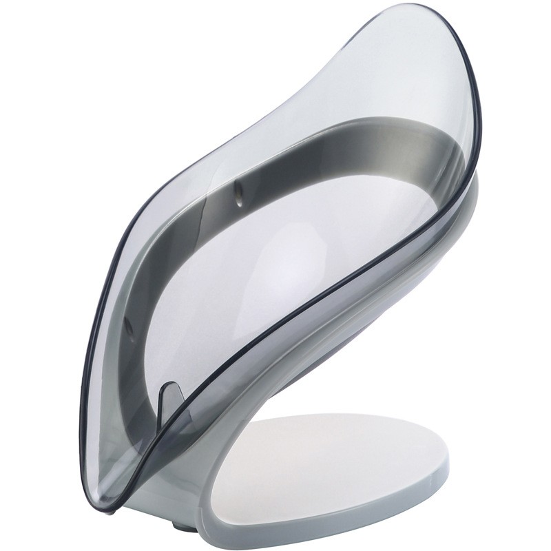 ABS Soap Dish Manufacturer - Clear Leaf Shape No Hole