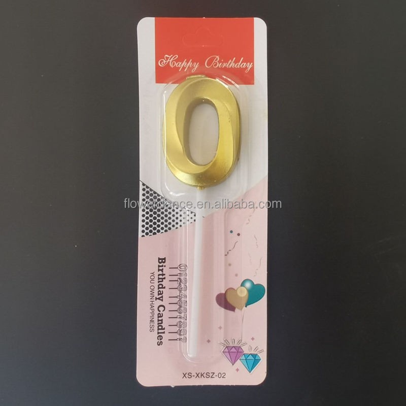 Paraffin Wax Candles Manufacturer - Custom Number Birthday Cake