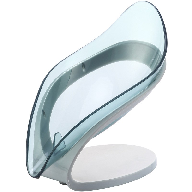 ABS Soap Dish Manufacturer - Clear Leaf Shape No Hole