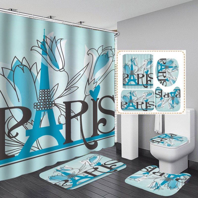 Bathroom Set Manufacturer - Custom Shower Curtain Rugs