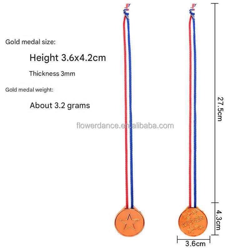 Plastic Medals Factory - Gold Winner Neck Ribbon Kids