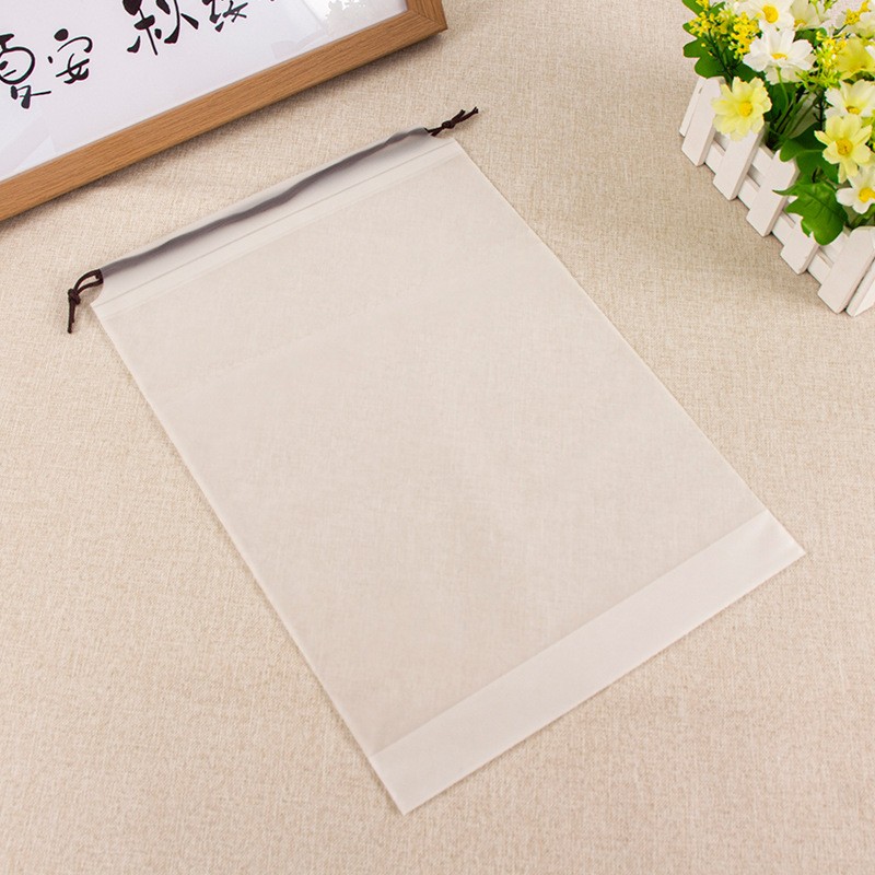 Drawstring Bag Factory - Frosted PE Makeup Cosmetic Storage