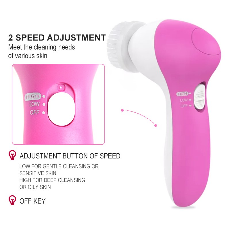 Electric Facial Wash Brush Manufacturer - 3D Mini Soft Hair Deep