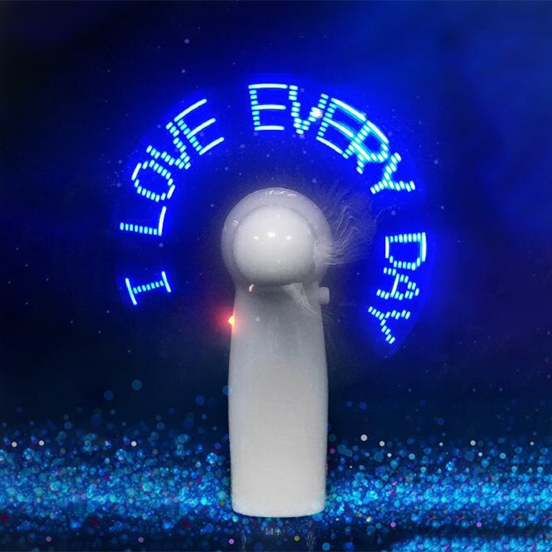 Led Hand Fan Supplier - Programmable Custom Message Portable