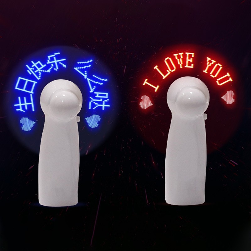 Led Hand Fan Supplier - Programmable Custom Message Portable