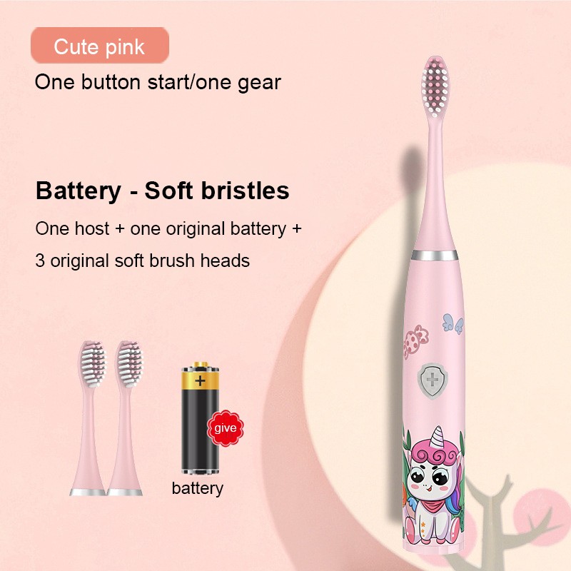Electric Toothbrush Supplier - Battery Ultrasonic Children Cartoon