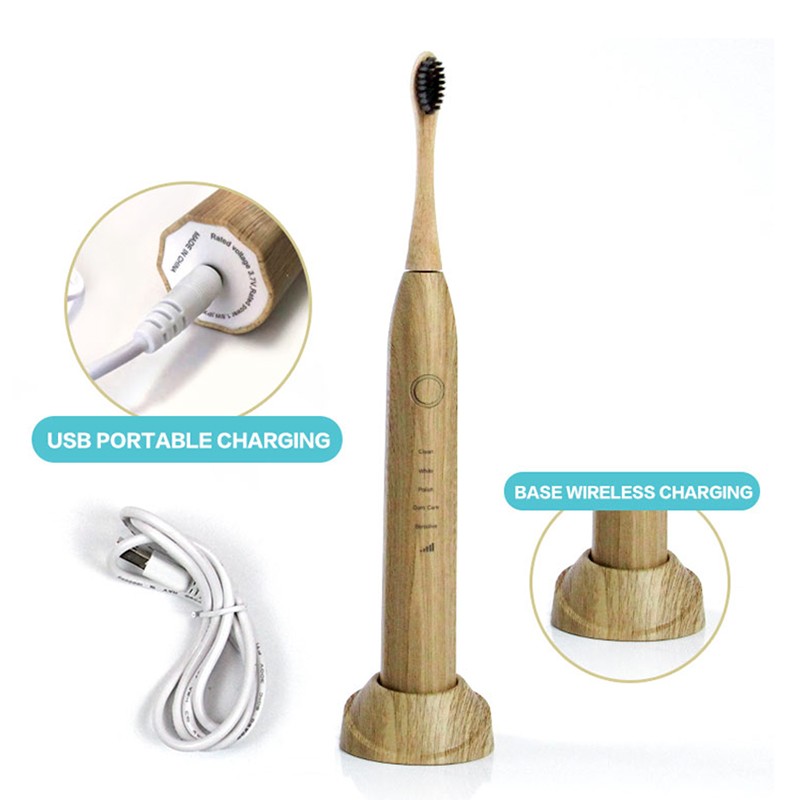Bamboo Electric Toothbrush Manufacturer - Natural Biodegradable Ultrasonic