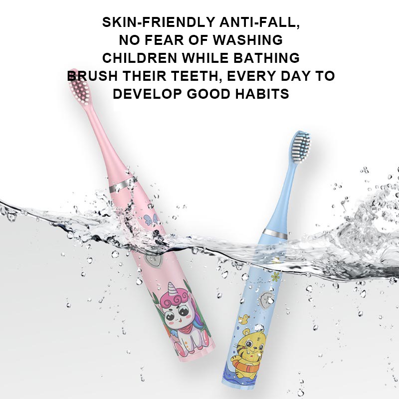 Electric Toothbrush Supplier - Battery Ultrasonic Children Cartoon