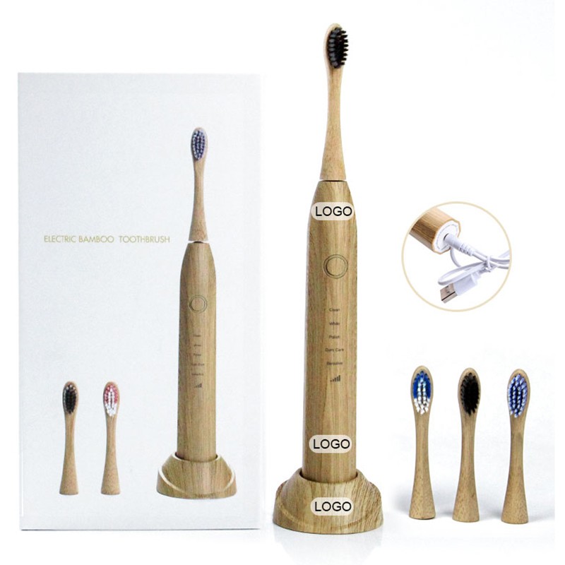 Bamboo Electric Toothbrush Manufacturer - Natural Biodegradable Ultrasonic