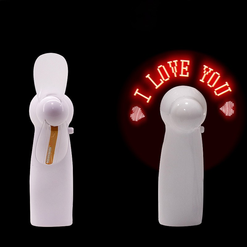Led Hand Fan Supplier - Programmable Custom Message Portable