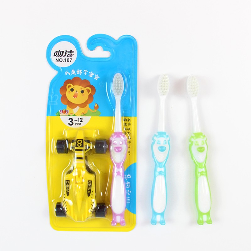 Children Toothbrush Factory - Playful Lion Handle Gun Toy