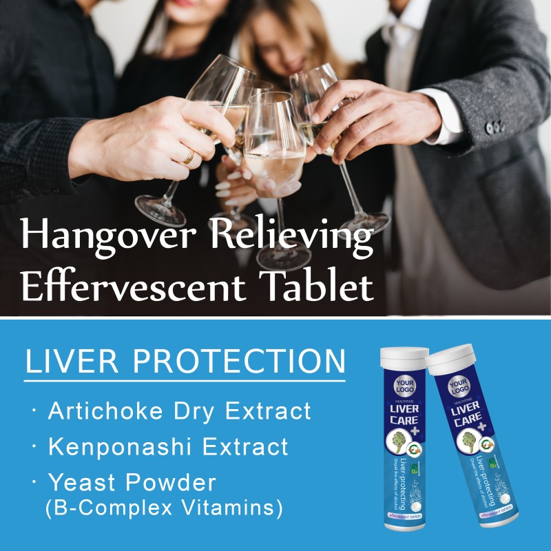 Hangover Effervescent Tablets Manufacturer - Private Label Liver Protection Vitamin