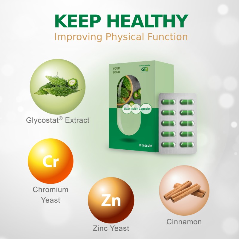 Bitter Melon Extract Capsules Manufacturer - OEM Custom Weight Control Slimming