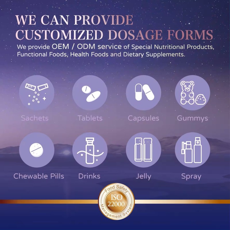 Sleep Aid Capsules Factory - OEM ODM Bioactive Milk Peptide Restful Sleep