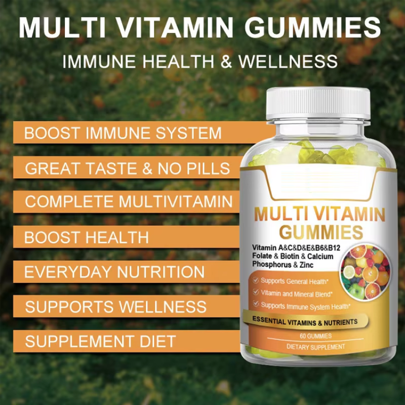 Hot Sale OEM Multi Vitamin Gummies Factory Price Healthcare Supplement