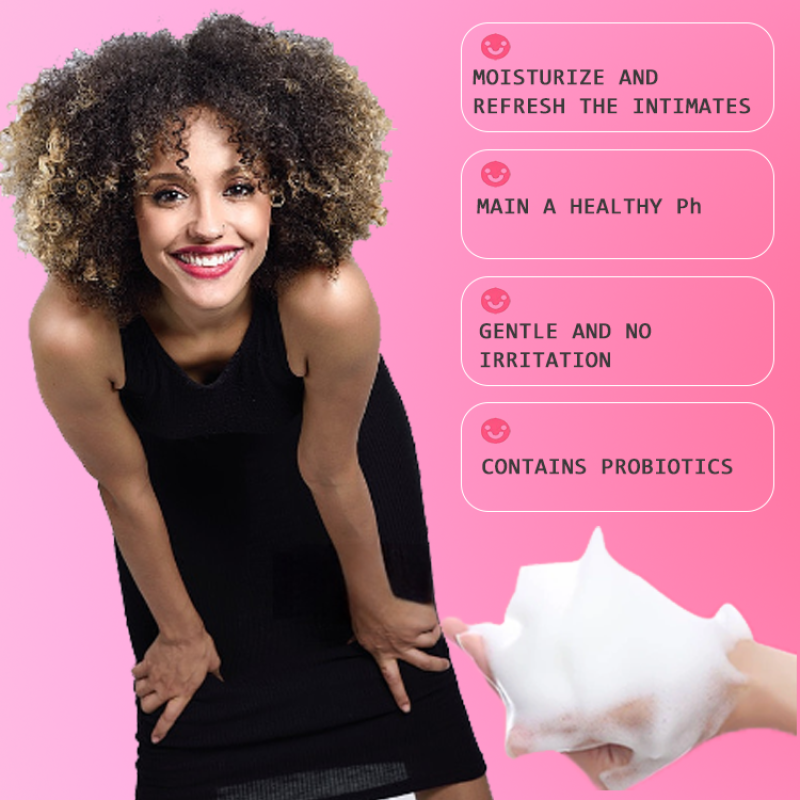 Hot Sale 100% Natural Organic Herbal Yoni Wash pH Balancing Vaginal Gel with Feminine Intimate Hygiene Probiotics