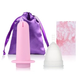 Silicone Menstrual Cup Booster Easy to Use Silicone Cup Women's Menstrual Supplies Menstrual Cup Booster Women's Health Care
