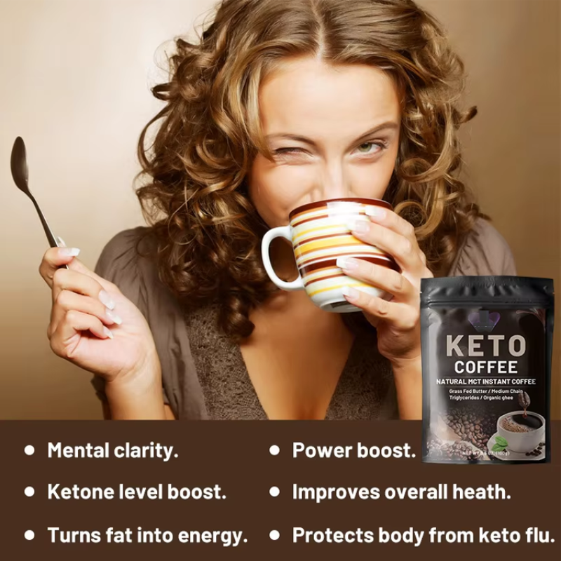 Hot Sale Customized Super Slimming Coffee Herbal Instant Keto Slim Green Coffee Diet Weight Loss Slimming Coffee