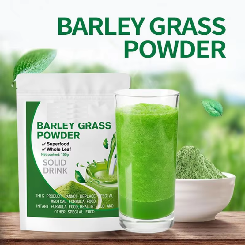 Private Label Organic Wheatgrass Powder Natural Barley Grass Powder Herbal Supplements