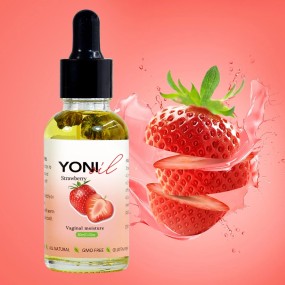 Strawberry Natural Yoni Essential Oil Feminine Hygiene MoisturiseVagina Rejuvenation Tightening Detox for Lady Remove Odor