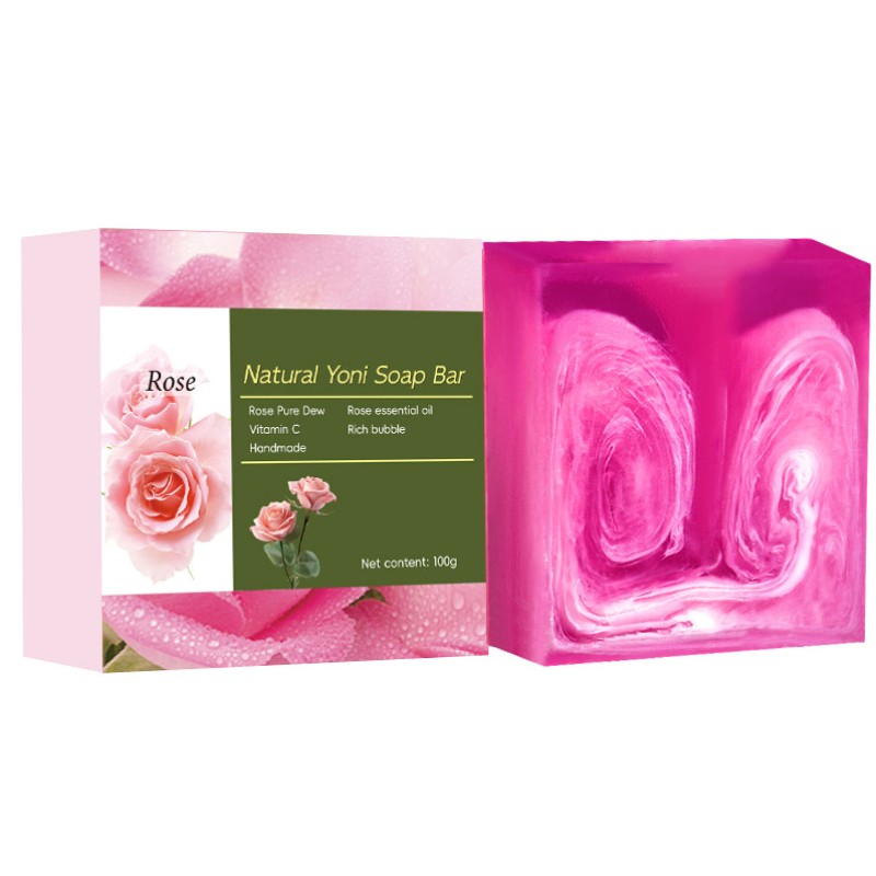 Factory Price Private Label Ph Balance Organic Female Care Vaginal Genital Cleansing 80g Yoni Soap Bar Collagen Handmade