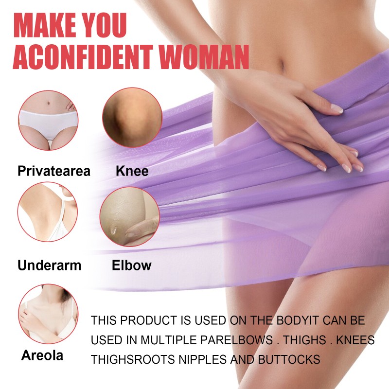 OEM Yoni Oil Private Skin Beautification Whitening Lotion  Black Skin Women Dark Knees Elbrow  Bleach Serum