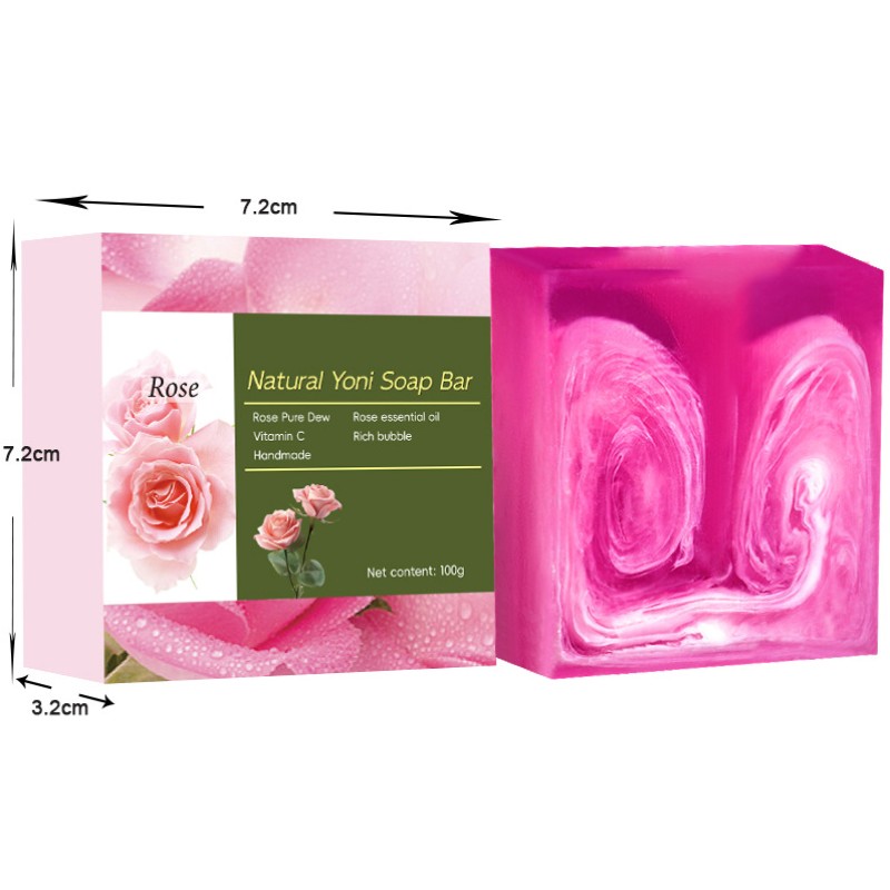 Factory Price Private Label Ph Balance Organic Female Care Vaginal Genital Cleansing 80g Yoni Soap Bar Collagen Handmade