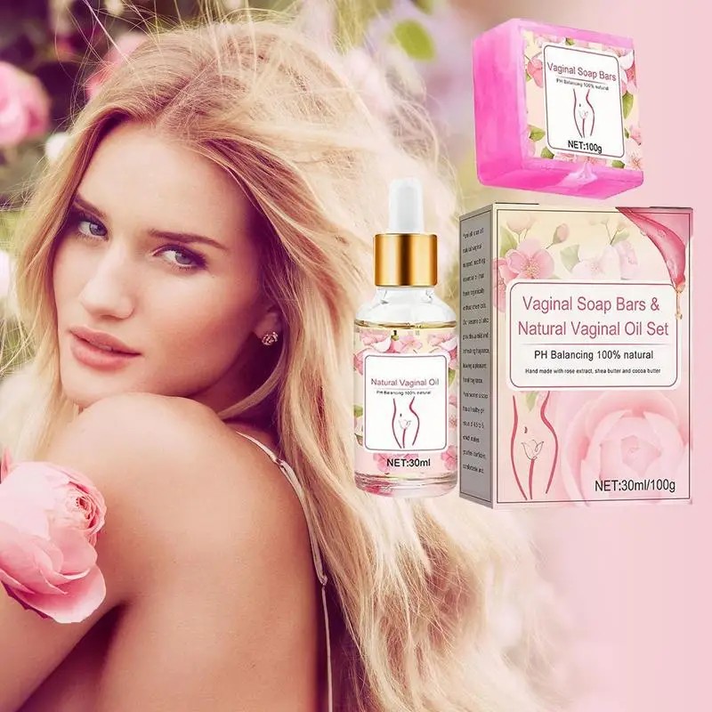 Skincare Set Tightening Soap Vaginial Bars Vaginal Wash Ph Balance Feminine Organic Natural Yoni Bar Beauty and Health