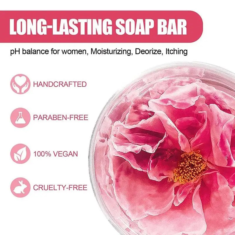 Skincare Set Tightening Soap Vaginial Bars Vaginal Wash Ph Balance Feminine Organic Natural Yoni Bar Beauty and Health