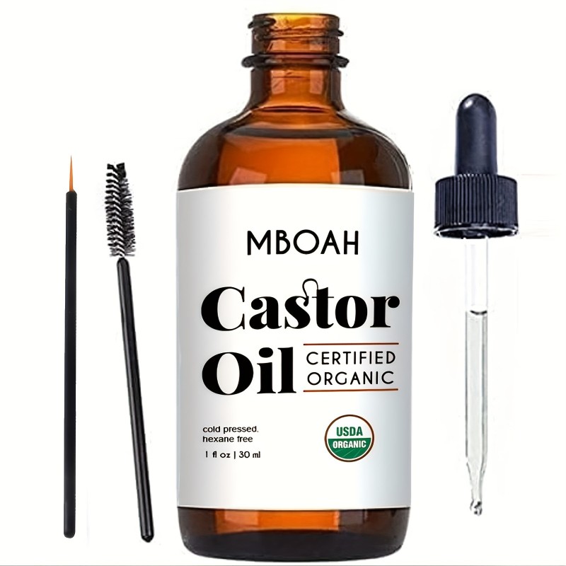 Pure and Nature Nourish Castor Oil  Massage Castor Oil Aromatherapy Oil  Stronger Hair  Eyebrows Skin Care Nails