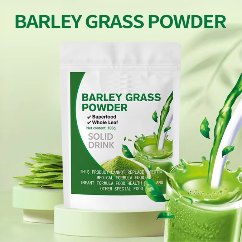 Private Label Organic Wheatgrass Powder Natural Barley Grass Powder Herbal Supplements