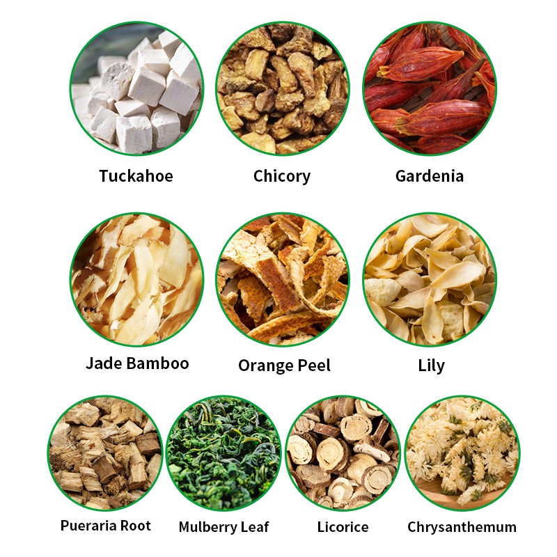 Herbal Chicory Gardenia Tea for Men's Prostate Health Uric Acid Relief Gourmet Healthcare Supplement