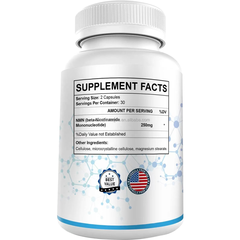 Best Selling NMN Capsules Natural Diet Supplement for Health Promotion Vitamins Wholesale Food Supplements