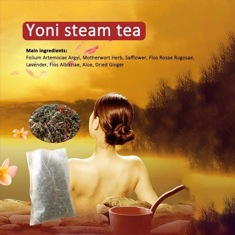 5 Pack Chinese Organic Yoni Steaming Kit Natural Herbal Vaginal Detox & Feminine Hygiene Aromatherapy Cleansing Herbs Blend