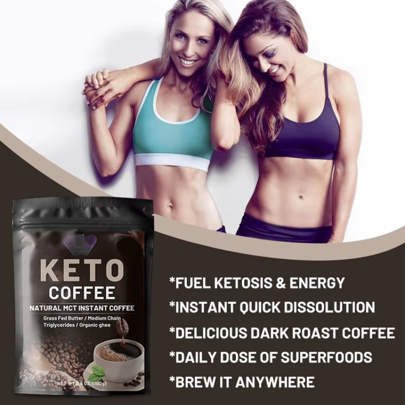 Hot Sale Customized Super Slimming Coffee Herbal Instant Keto Slim Green Coffee Diet Weight Loss Slimming Coffee