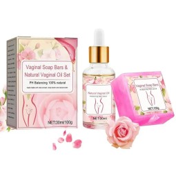 Skincare Set Tightening Soap Vaginial Bars Vaginal Wash Ph Balance Feminine Organic Natural Yoni Bar Beauty and Health
