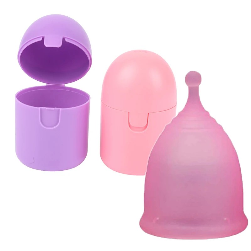 1PC Washable Feminine Hygiene Menstrual Cup Sterilizer Feminine Hygiene Woman  for Menstrual Period Sterilizing Box Collector