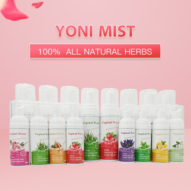 60ml Private Label Yoni Cleanse Products Intimate Vagina Wash Feminine Hygiene Yoni Foam Wash