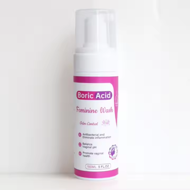 Wholesale Anti-Itch Whitening Feminine Washes for Women Herbal Boric Acid Yoni Foam with Antibacterial Feature