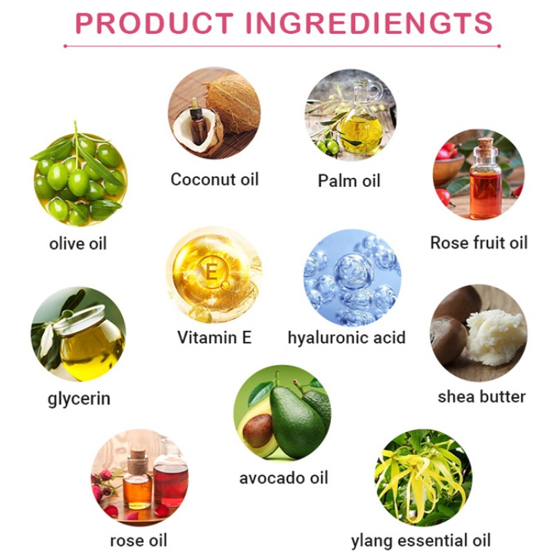 Hot Sale Private Label Skin Brightening Moisturizing Natural Organic Handmade Cold Press Mini Yoni Rose Petal Soap