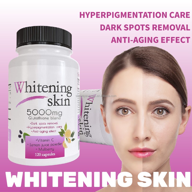 Best Seller High Quality 5000mg Collagen Peptide Gluta Capsules Skin Whitening Healthcare Supplement Hot Sale
