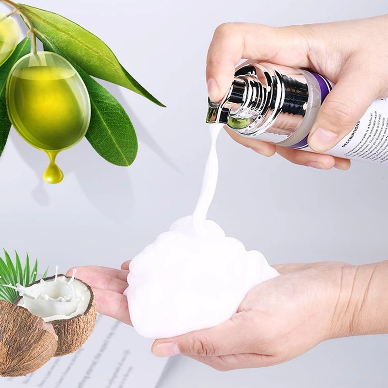 5 Bottle/60ML Woman Intimate Yoni Wash Natural Probiotics Feminine Foam Wash for Detox Cleaning Care