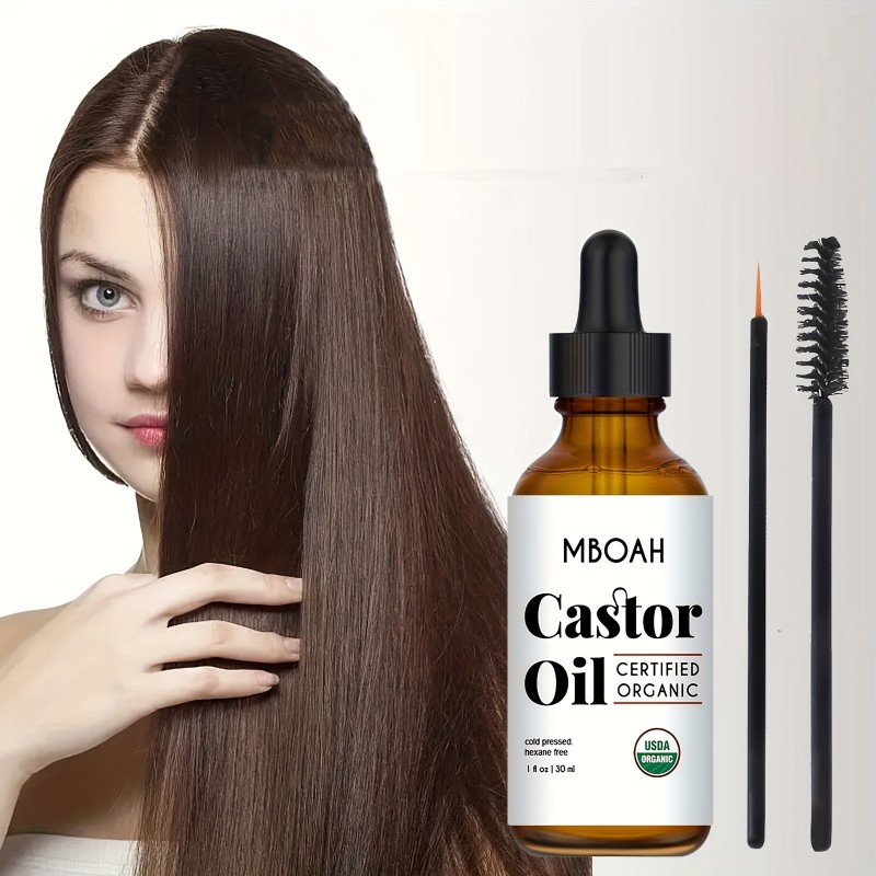 Pure and Nature Nourish Castor Oil  Massage Castor Oil Aromatherapy Oil  Stronger Hair  Eyebrows Skin Care Nails