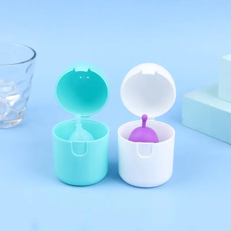 1PC Washable Feminine Hygiene Menstrual Cup Sterilizer Feminine Hygiene Woman  for Menstrual Period Sterilizing Box Collector
