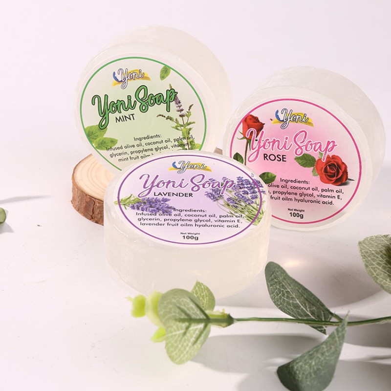 Hot Sale Private Label Skin Brightening Moisturizing Natural Organic Handmade Cold Press Mini Yoni Rose Petal Soap