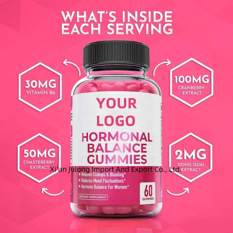 PMS Gummies Manufacturer - OEM/ODM Sugar Free Hormone Balance